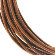 Leather cord 1mm Brown x 2.95m|raw }}