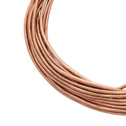 Leather cord 1.3 mm - Bronze Metallic x2.95m
