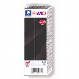 Fimo Soft Polymer Clay 454 gr Black (nr 9)