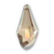 PureCrystal Polygon drop 6015 50 mm Crystal Golden Shadow x1