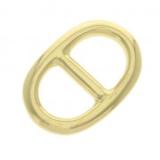 Oval spacer ring 30x20mm fine Gold plated x1|raw }}