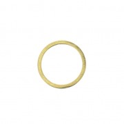 Mounting rond element for beadweaving DIY 12 mm Gold Tone x1|raw }}