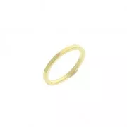 Mounting rond element for beadweaving DIY 12 mm Gold Tone x1