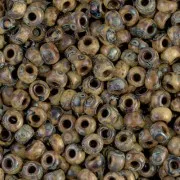 Miyuki Seed beads 6/0 4517 - Opaque Brown Picasso x8g