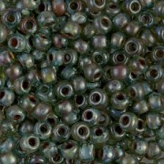 Miyuki Seed beads 6/0 4506 - Transparent Sea Foam Picasso x8g|raw }}