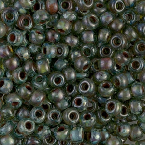 Miyuki Seed beads 6/0 4506 - Transparent Sea Foam Picasso x8g