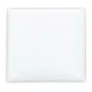 Adhesive epoxy resin square cabochon 25 mm Transparent x1