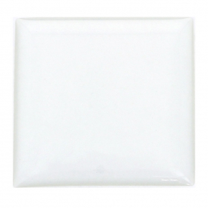 Adhesive epoxy resin square cabochon 25 mm Transparent x1