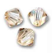 Crystal bicones PureCrystal 5328 2.5 mm - Crystal Golden Shadow x50