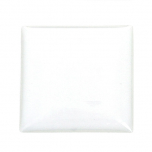 Adhesive epoxy resin square cabochon 20 mm Transparent x1