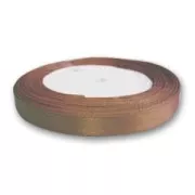 Satin ribbon 10mm Brown x 20m