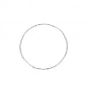 925 Sterling Silver Closed Ring 20 mm x1