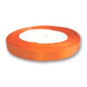 Satin ribbon 10mm Orange x 20m