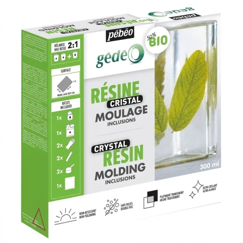 Pébéo Crystal Resin Kit - Transparent and Glossy 300 ml