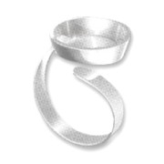 ring base 18mm Round-shaped Silver tone x1|raw }}