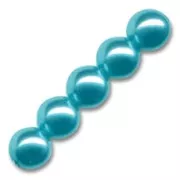 Pearly beads 10mm Dark Turquoise x20