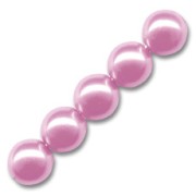 Pearly beads 10mm Rose x20
