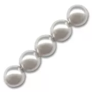 Pearly beads 10mm Light Grey x20