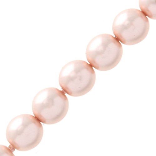 Pearly beads 10mm Light Rose x20