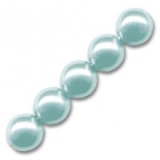 Pearly beads 10mm Light Blue x20|raw }}