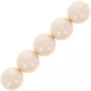 Pearly beads 8mm Cream x25