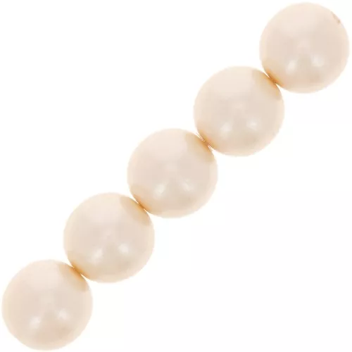 Pearly beads 8mm Cream x25