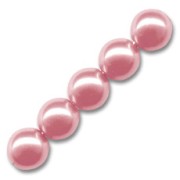 Pearly beads 8mm French Rose x25|raw }}