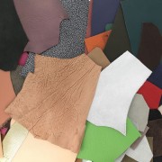 Luxury Leather Waste in different colors, sizes and textures x 400g|raw }}