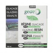 Pébéo Glazing Resin Kit - Transparent and Glossy x 150 ml|raw }}
