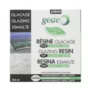 Pébéo Glazing Resin Kit - Transparent and Glossy x 150 ml
