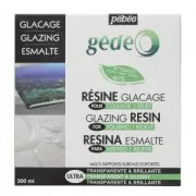Pébéo Glazing Resin Kit - Transparent and Glossy x 300 ml