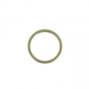 Mounting round element for DIY beadweaving 12 mm Bronze Tone x1