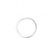 Mounting round element for DIY beadweaving 12 mm Silver Tone x1|raw }}