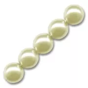 Pearly beads 6mm Cream x50
