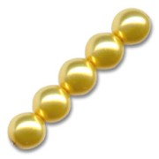 Pearly beads 4mm Gold x100