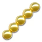 Pearly beads 4mm Gold x100