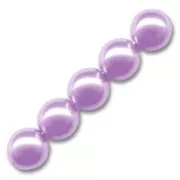 Pearly beads 4mm Mauve x100