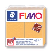 Fimo Polymer Clay leather effect 57gr Saffron Yellow (n°109)