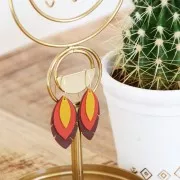 Fimo Polymer Clay leather effect 57gr Saffron Yellow (n°109)