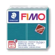 Fimo Polymer Clay leather effect 57gr Turquoise (n°369)