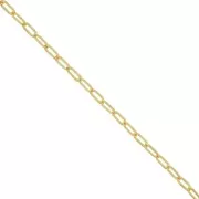 3.7mm Rectangle mesh chain - Gold Tone x50 cm