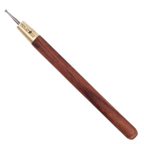 Wire rounding tool - hollow cutter 1.8 mm with wooden handle x1