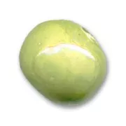 Ceramics bead 12mm Iridescent Light Green