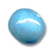 Ceramics bead 12mm Iridescent Turquoise|raw }}