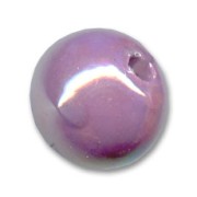 Ceramics bead 12mm Iridescent Mauve