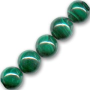 Beads Malachite 8mm x10|raw }}