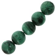 Beads Malachite 6mm x15|raw }}