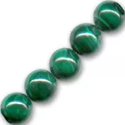 Beads Malachite 3.8/4.5mm x20