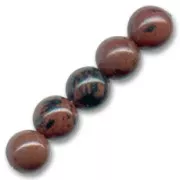 Beads Mahogany Obsidian  8mm x10