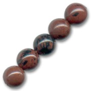 Beads Mahogany Obsidian  6mm x15|raw }}